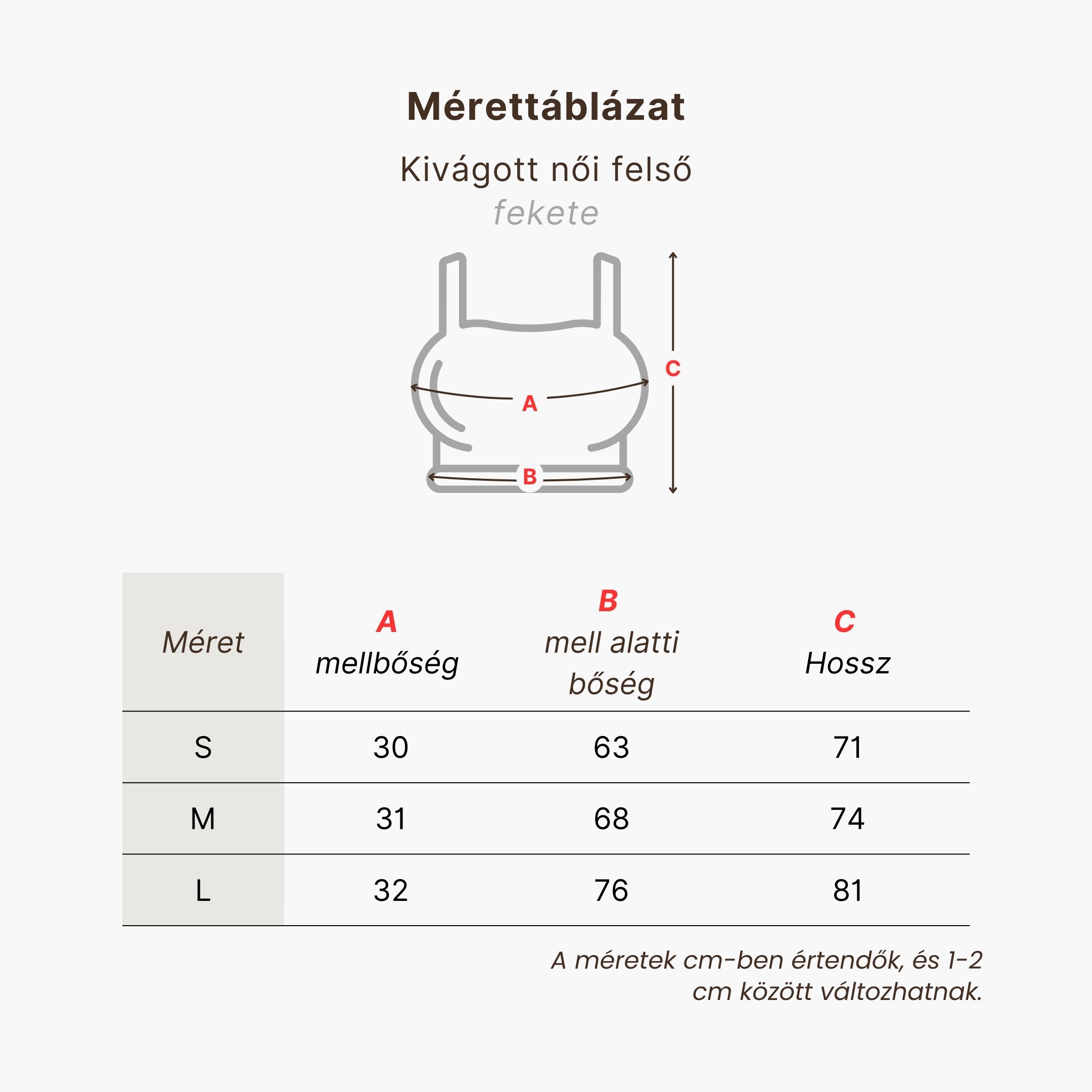 Felső - SZÜRKE, FEKETE